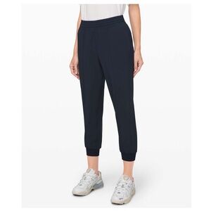Lululemon Navy Blue Wanderer Cropped Jogger